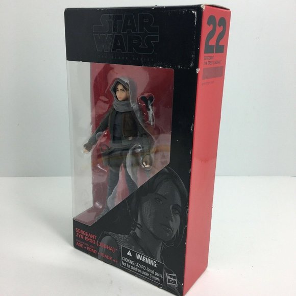 Star Wars Black Series Sergeant Jyn Erso Jedha 22 Action Figure Hasbro Disney 2 - Picture 6 of 12